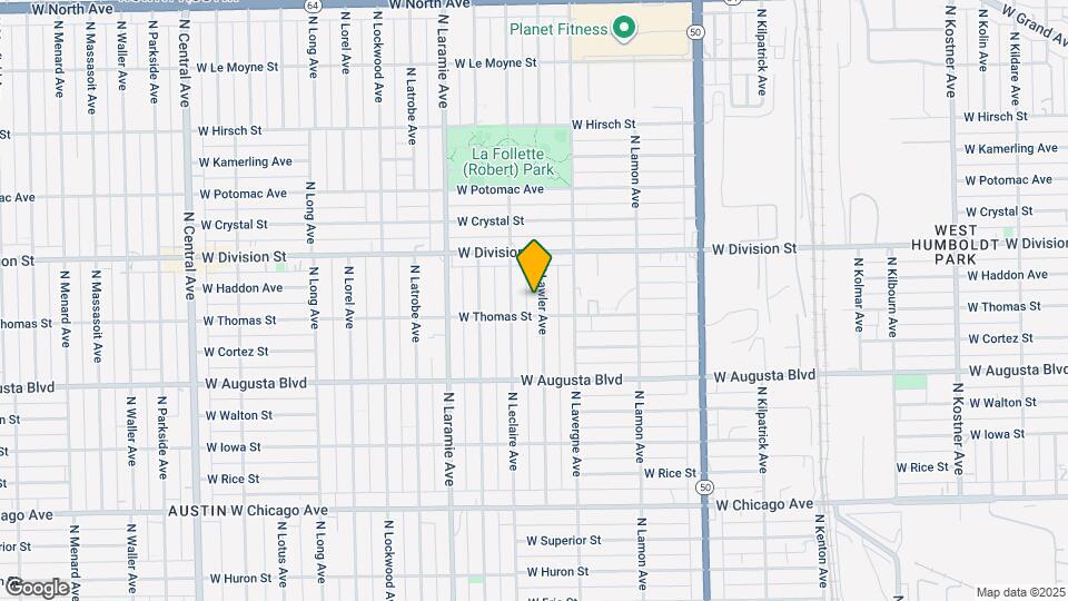 1114 N Lawler Ave Map and Location Details