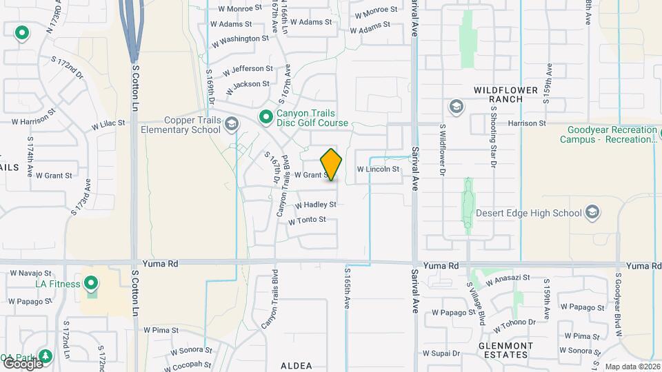 16528 W Sherman St Map and Location Details