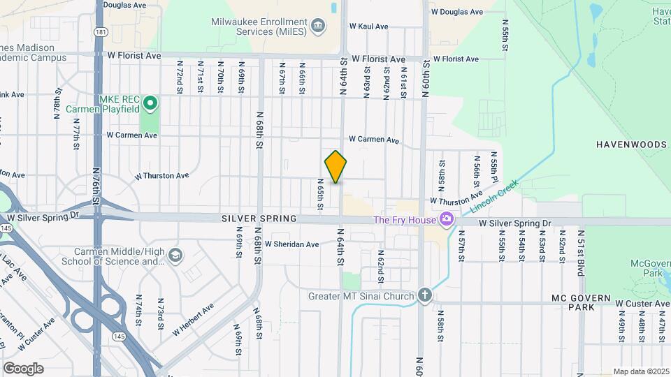 5659 N 64th St Map and Location Details