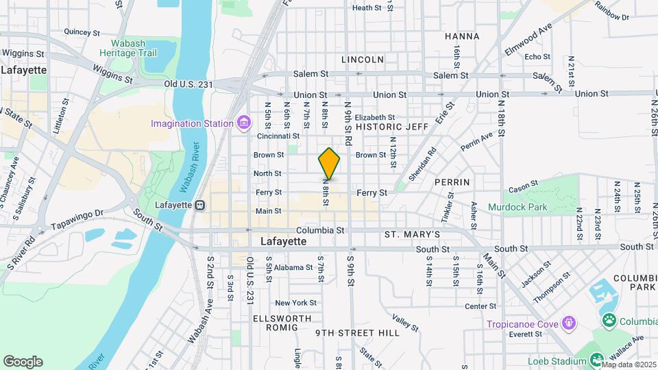 309 N 8th St Map and Location Details