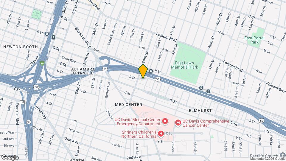 4212 S St Map and Location Details