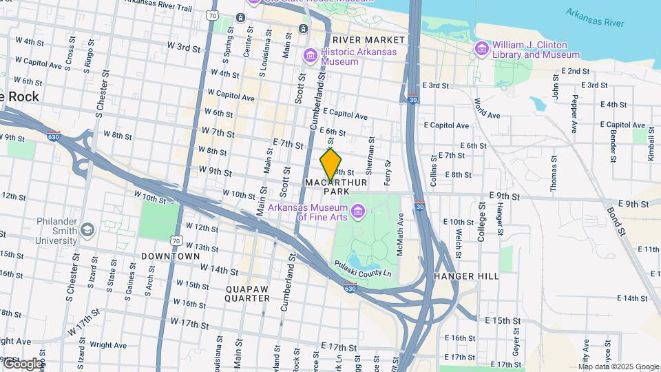 408 E 9th St Map and Location Details