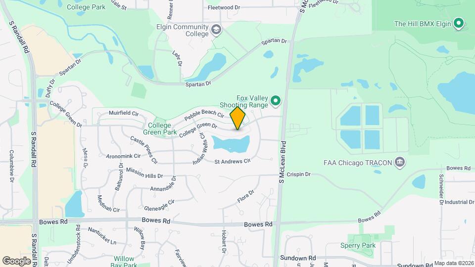 1625 College Green Dr Map and Location Details