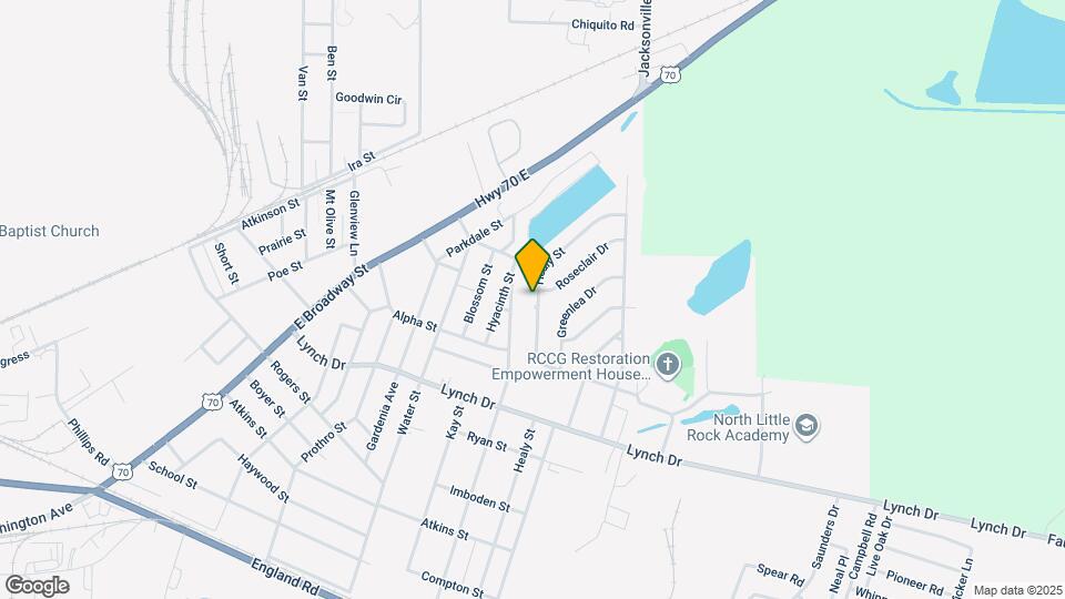 905 Healy St Map and Location Details