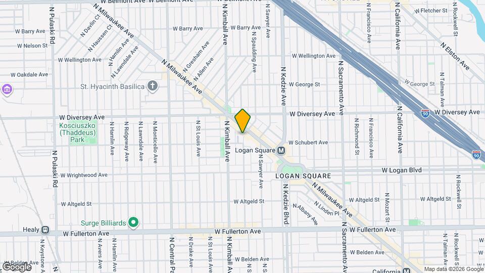 2716 N Spaulding Ave, Unit 2 Map and Location Details