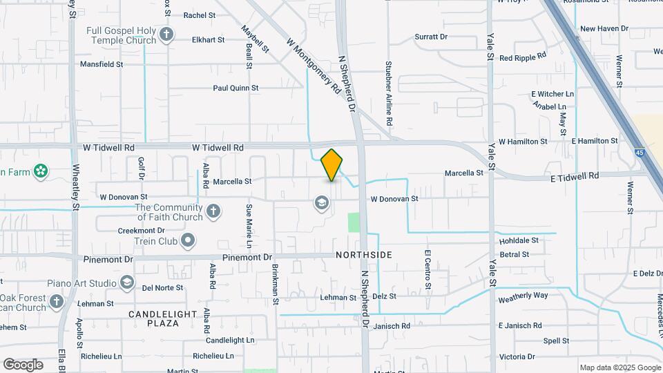 756 W Donovan St Map and Location Details