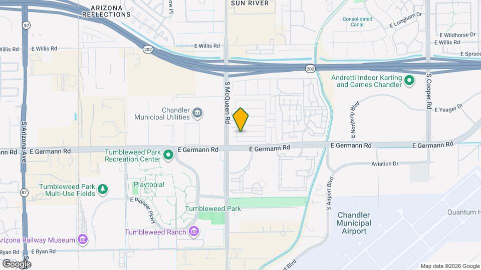 1070 E Marlin Dr Map and Location Details