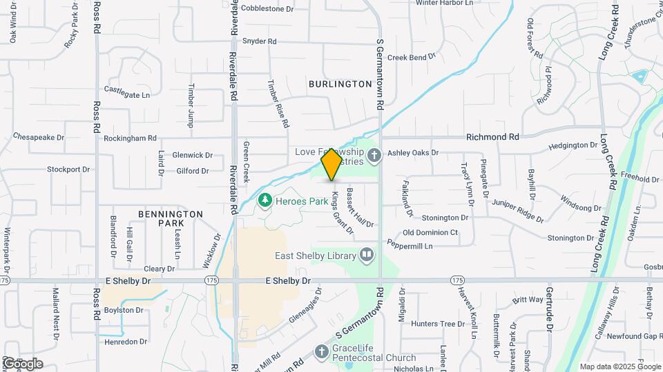 4515 Kings Grant Dr Map and Location Details