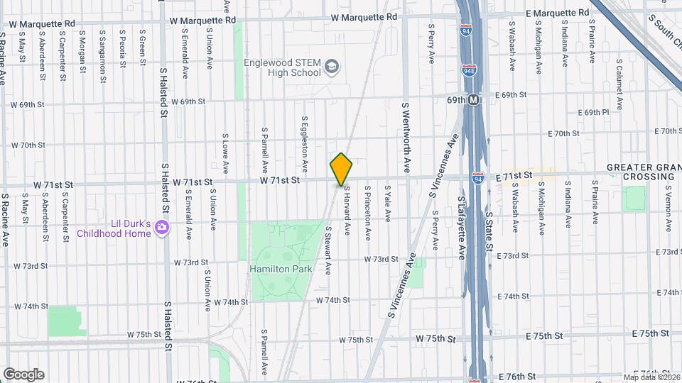 7116 S Harvard Ave Map and Location Details