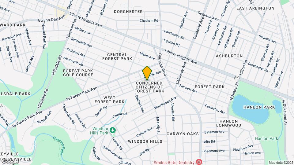 3922 Fairview Ave Map and Location Details