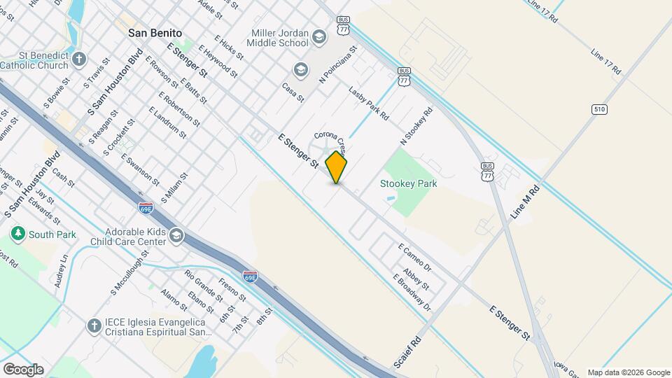 1496 E Stenger St, Unit Candanoza Apartments Mapa y Detalles de la Ubicación