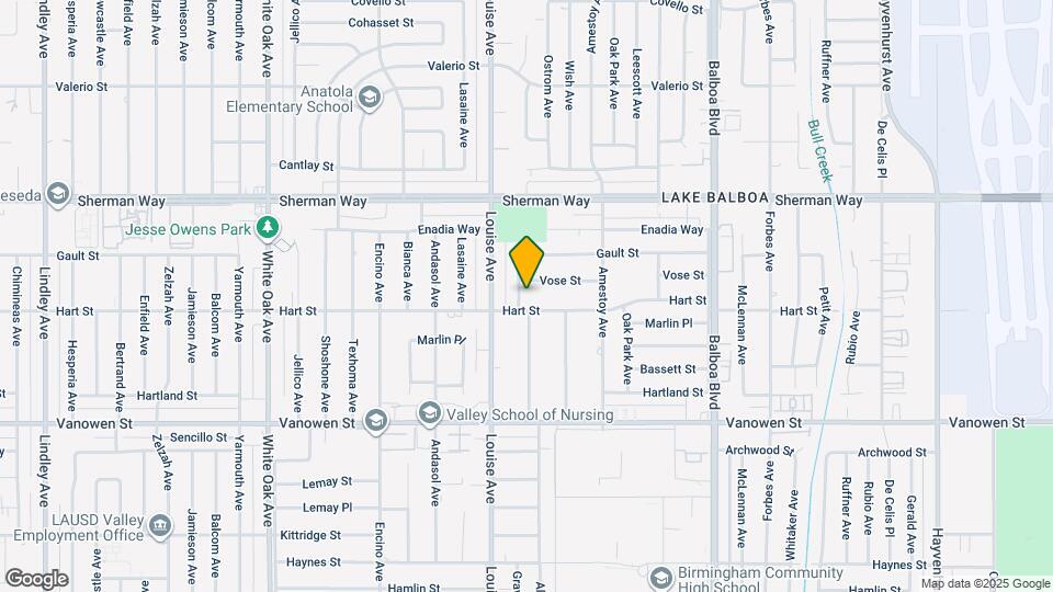 7012 Aldea Ave Map and Location Details