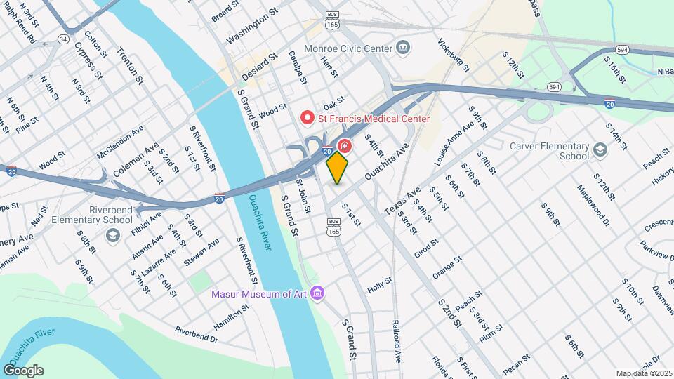 107 S 1st St Map and Location Details