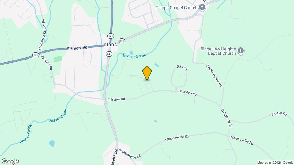 7011 Echo Hill Way Map and Location Details