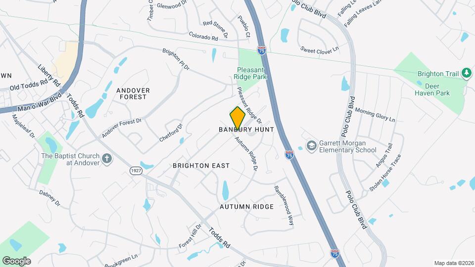 1168 Autumn Ridge Dr Map and Location Details