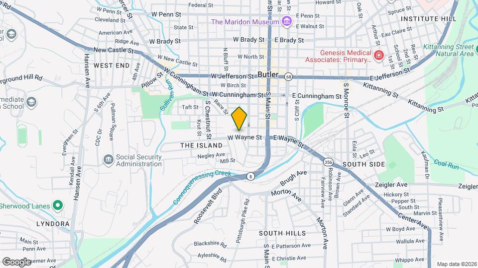 334 Liberty St, Unit 1st Floor - 1 Bedroom Mapa y Detalles de la Ubicación