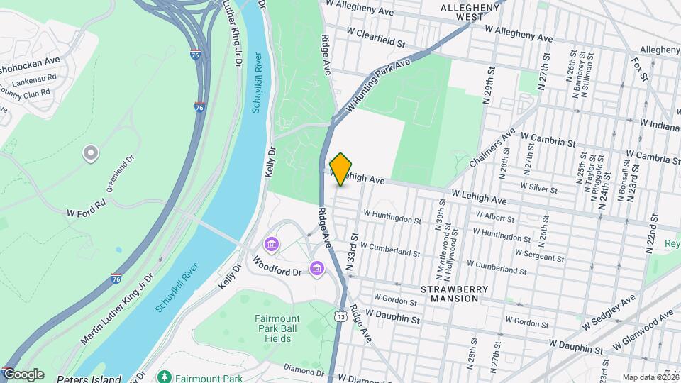 2629 N 34th St Map and Location Details