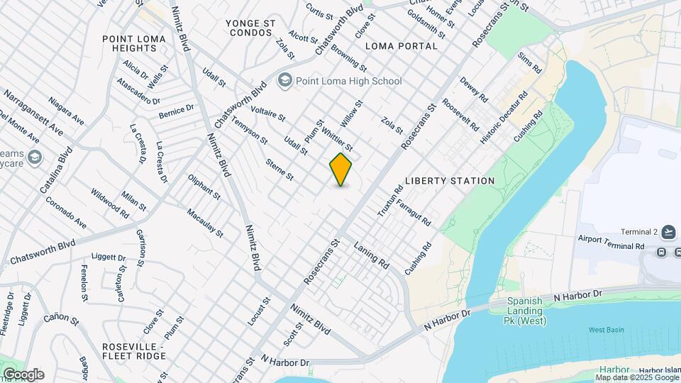 2110 Locust St Map and Location Details