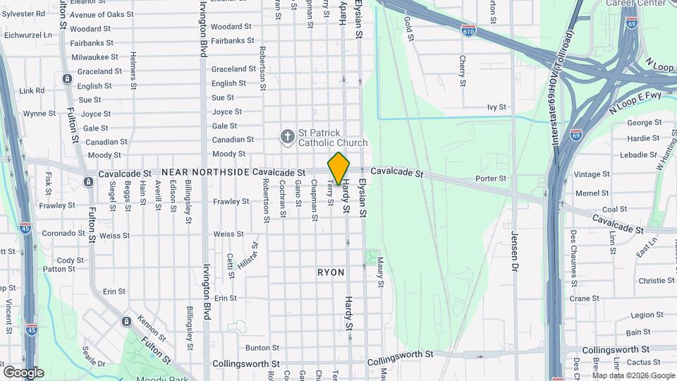 1504 Evelyn St Map and Location Details