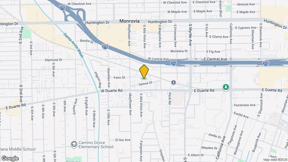 345 Genoa St Map and Location Details