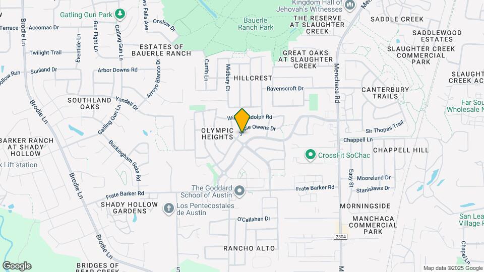 2309 Jesse Owens Dr Map and Location Details