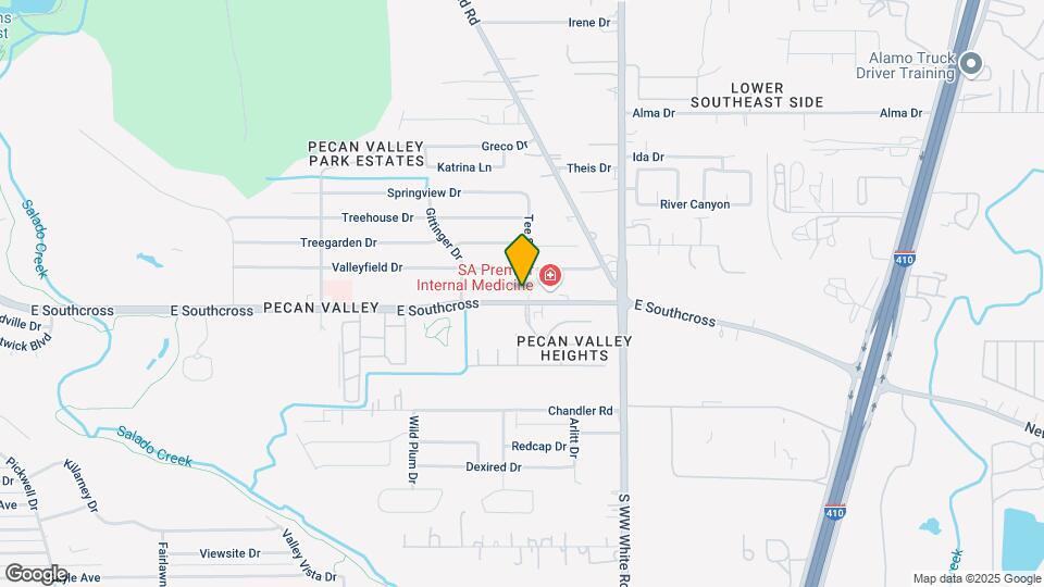 4343-4355 E Southcross Blvd Mapa y Detalles de la Ubicación