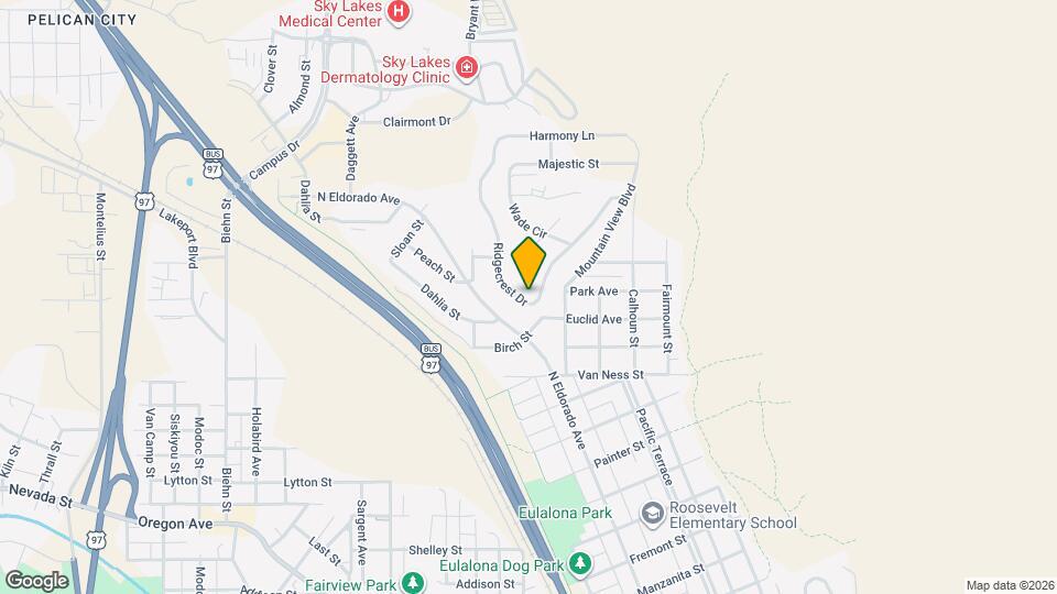1641 Ridgecrest Dr Map and Location Details