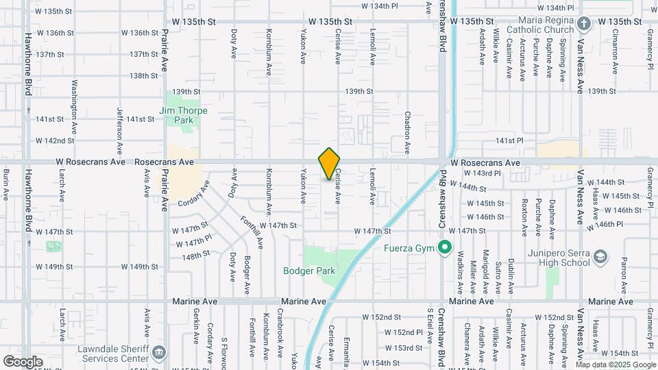 14405 Cerise Ave Map and Location Details