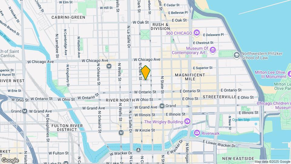 60 W Erie St Map and Location Details