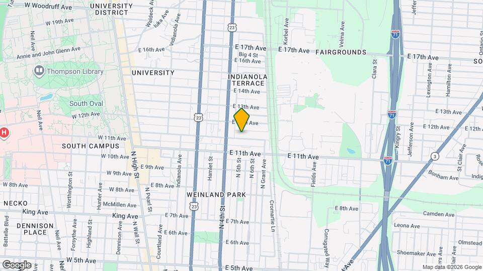 348 Chittenden Ave Mapa y Detalles de la Ubicación