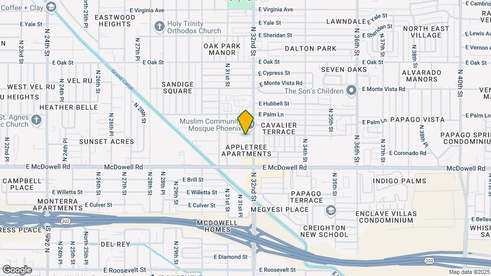 1808 N 32nd St Map and Location Details