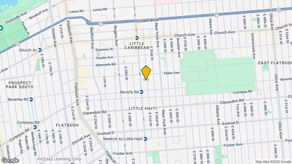 184 E 31st St Map and Location Details