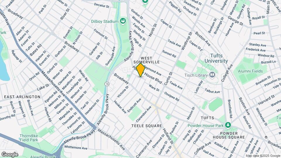43 Belknap St, Unit 1 Map and Location Details