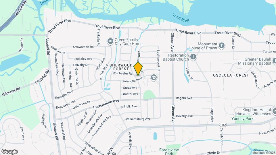 9505 Waynesboro Ave Map and Location Details