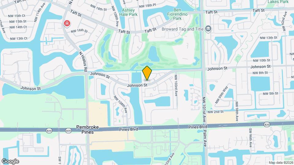 10616 NW 10th St Map and Location Details
