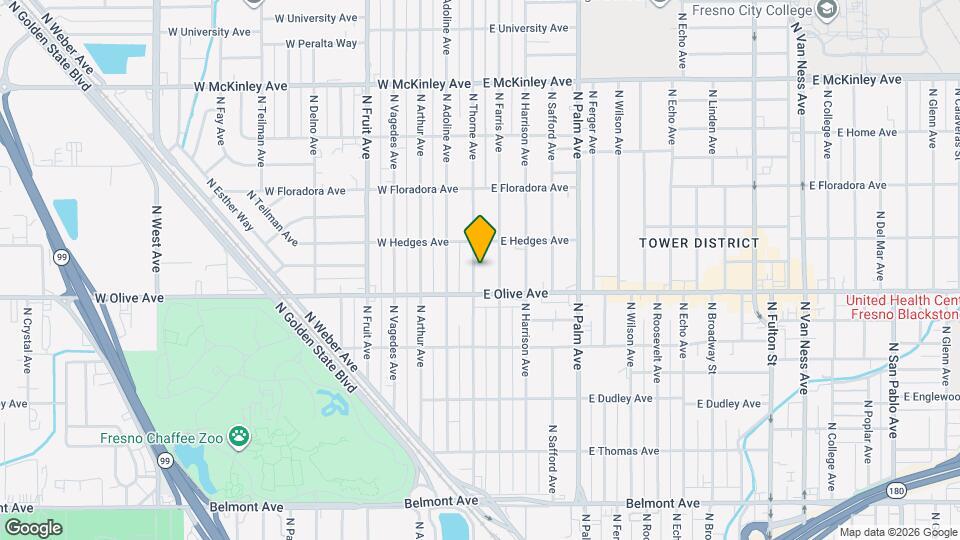 1248 N Thorne Ave Map and Location Details