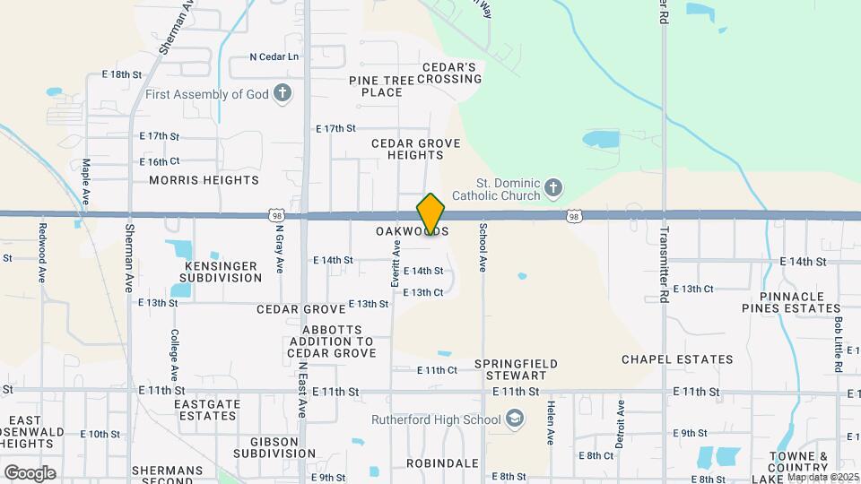 2931 E 14th Ct Map and Location Details