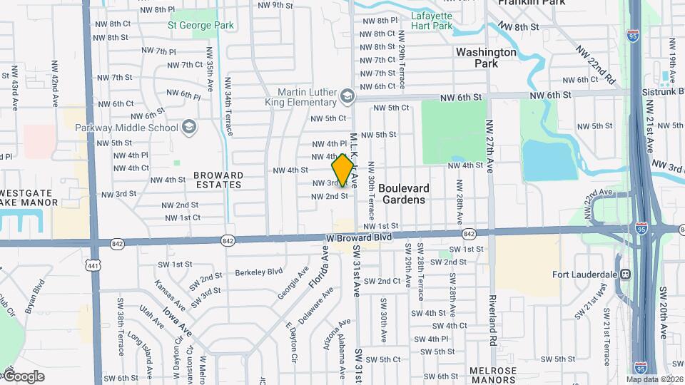 3125 NW 2nd St Map and Location Details