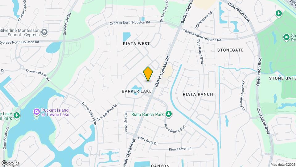 17615 Belwood Park Ln Map and Location Details