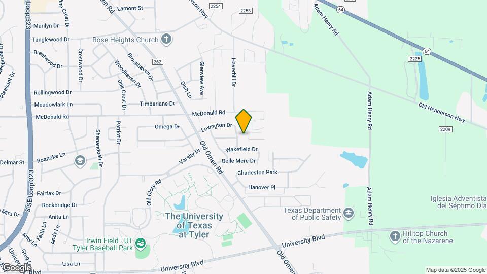 2601-2605 Westminster Dr Map and Location Details