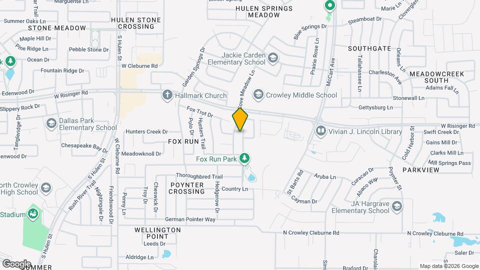 8740 Fox Meadow Way Map and Location Details