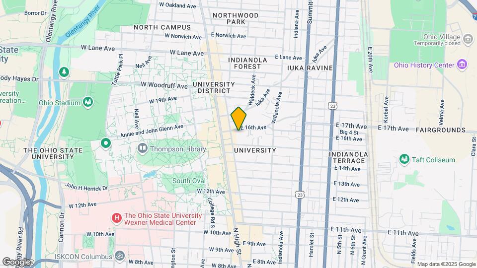 51 E 16th Ave Mapa y Detalles de la Ubicación