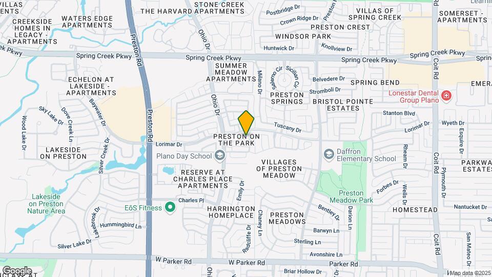 3933 Creek Crossing Dr Mapa y Detalles de la Ubicación