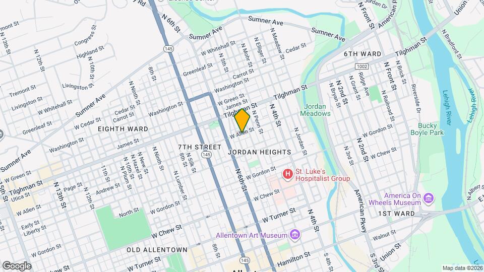 516 W Allen St Map and Location Details