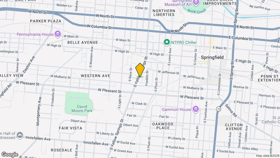 328 S Yellow Springs St Map and Location Details