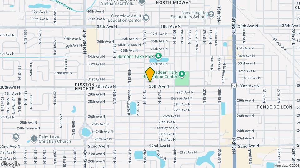 4215 30th Ave N Map and Location Details