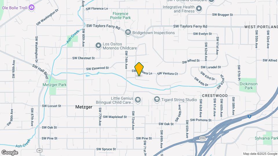 7169 SW Ash Creek Ct Map and Location Details