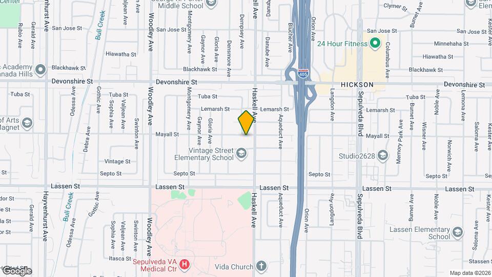 15808 Mayall St Map and Location Details