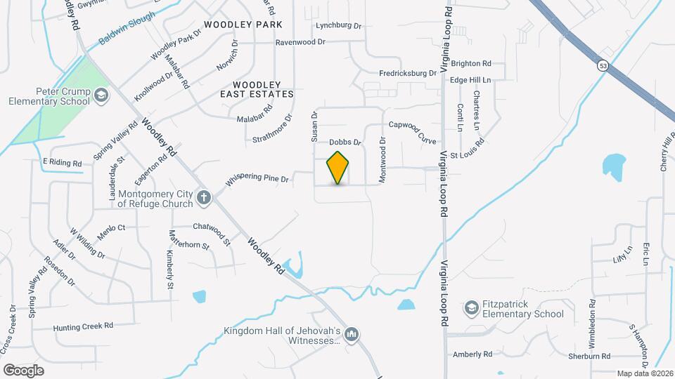 3022 Montwood Dr Map and Location Details