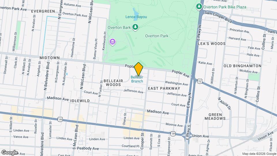 2095 Washington Ave Map and Location Details